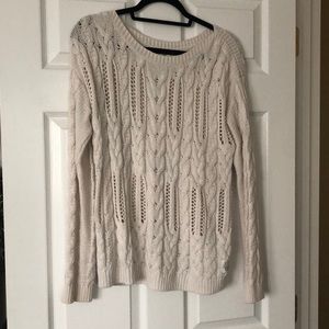Cable knit sweater